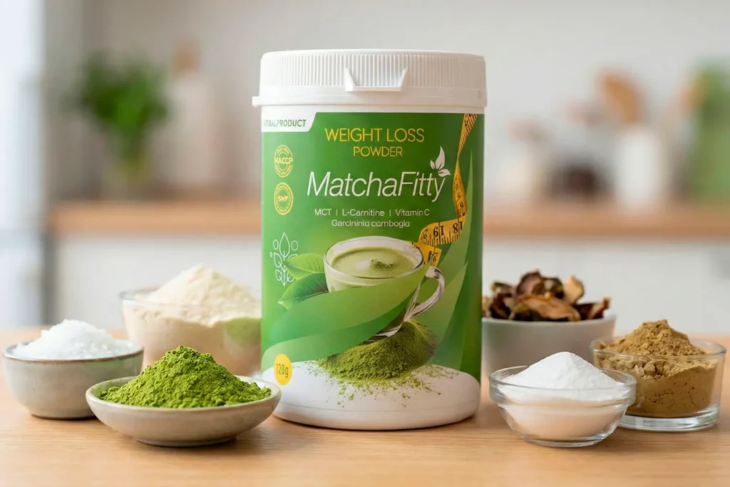 MatchaFitty složení